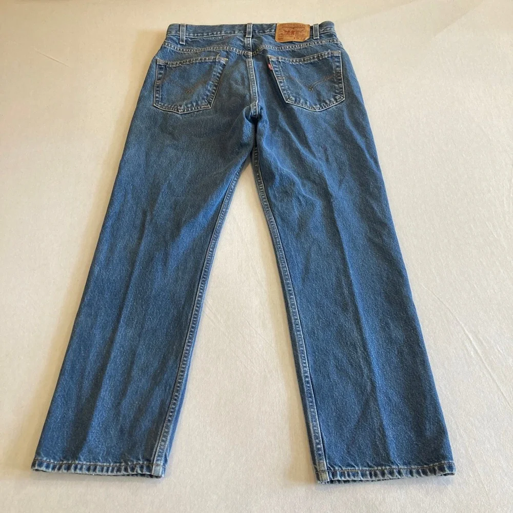 Vintage Levis 505 Men 34x30 (Fit 32x29) Regular Fit Straight Med Wash Y2K 2000